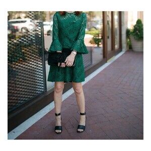 $674 NWT! Gorgeous Anne Fontaine Lace Cocktail Dress FR 40 US 6 8